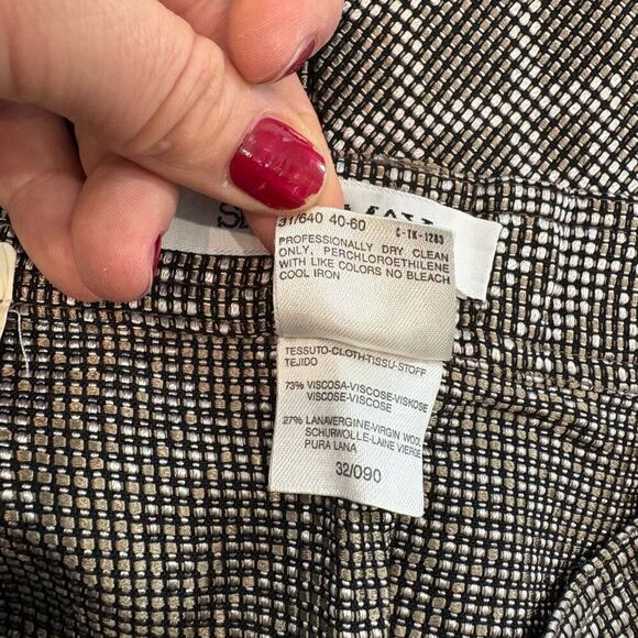 SPORTMAX Gray Pencil Vintage Skirt Midi Lenght sz 6 - Picture 10 of 15